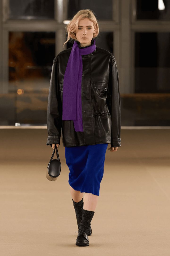 オーラリー 2026-27年秋冬コレクションより。