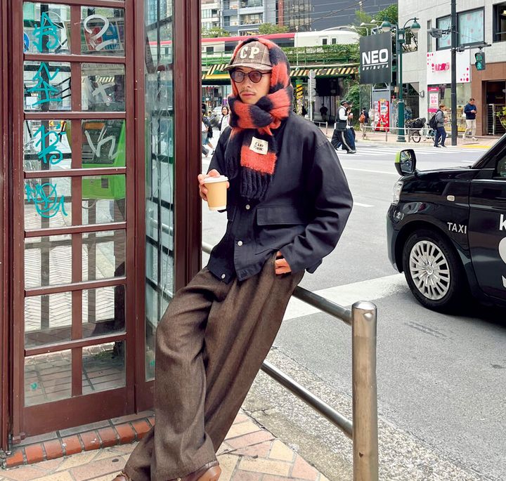 【SNAP】マフラーをバラクラバ風に巻くことが個人的流行！ 松岡照太さん