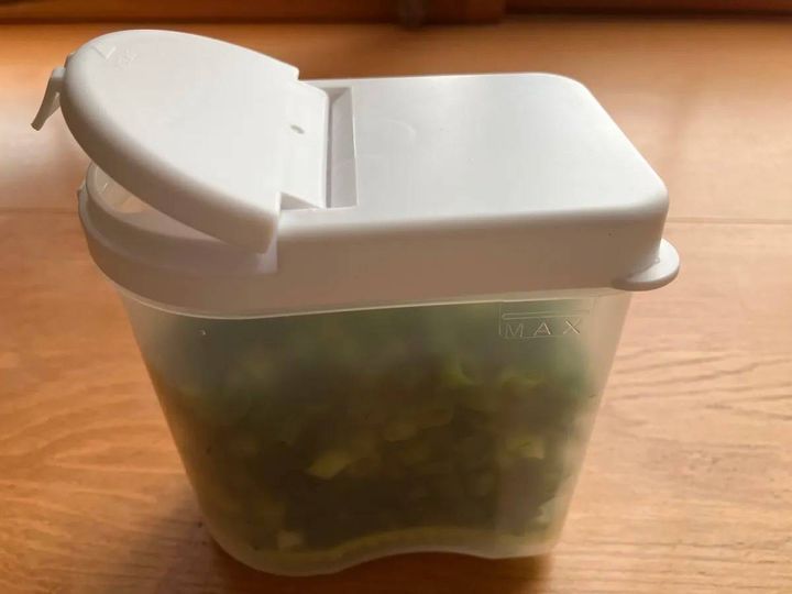 DAISO(ダイソー)：しゃかしゃかねぎポット