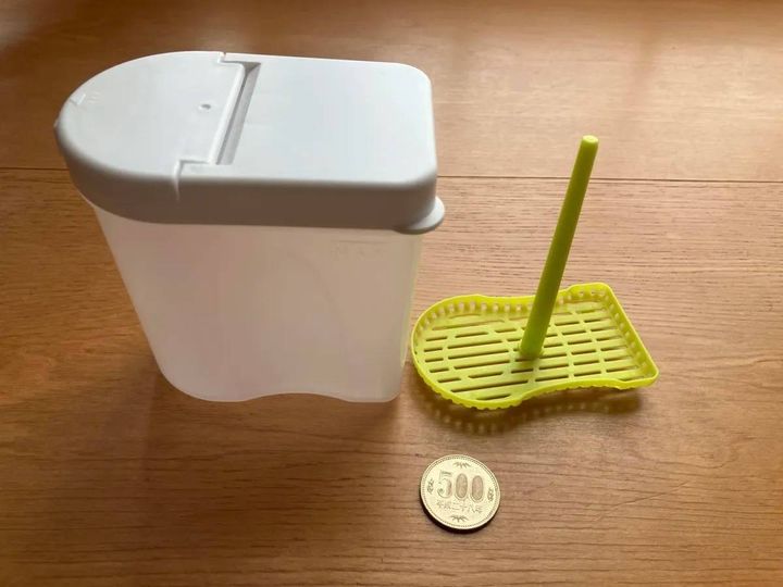 DAISO(ダイソー)：しゃかしゃかねぎポット