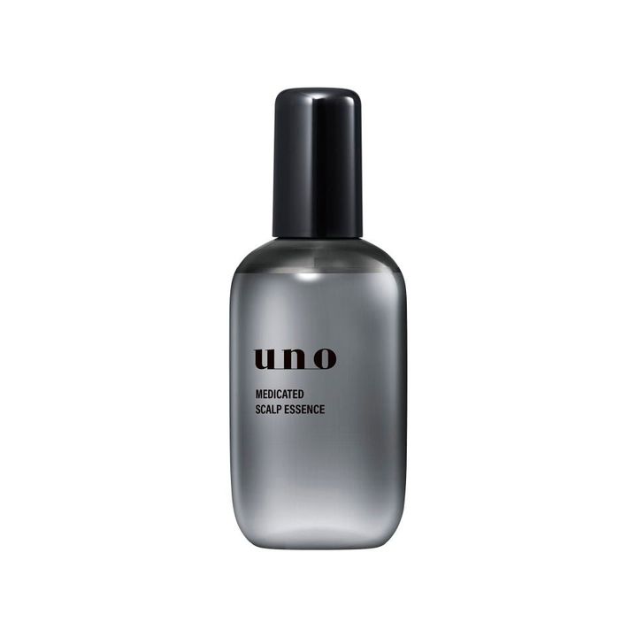 「uno 薬用スカルプエッセンス」は、5種の有効成分と22種のサポート成分を組み合わせ、髪が生まれ成長に寄与する毛根と頭皮血行に着目し段階的に作用、発毛・育毛を促進。