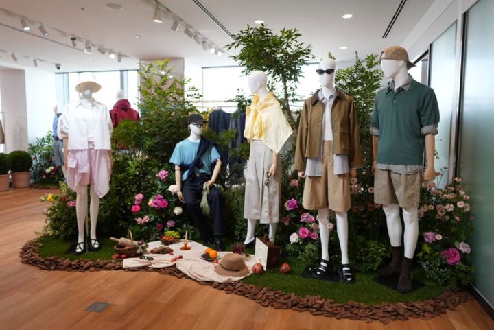 26ssユニクロ展示会_パステルカラーアイテム