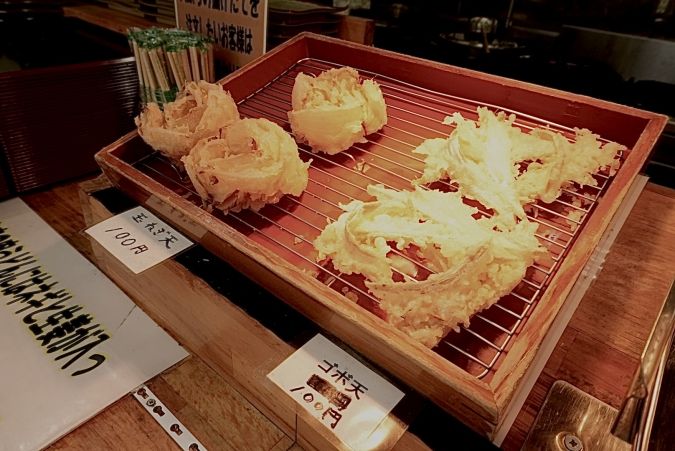 小倉名物肉うどん いのうえ本店 天ぷら