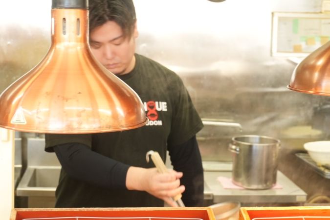 小倉名物肉うどん いのうえ本店 オーナーさん