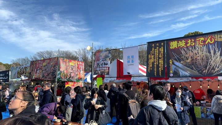 おでんフェス会場 讃岐おでん 屋台 来場者