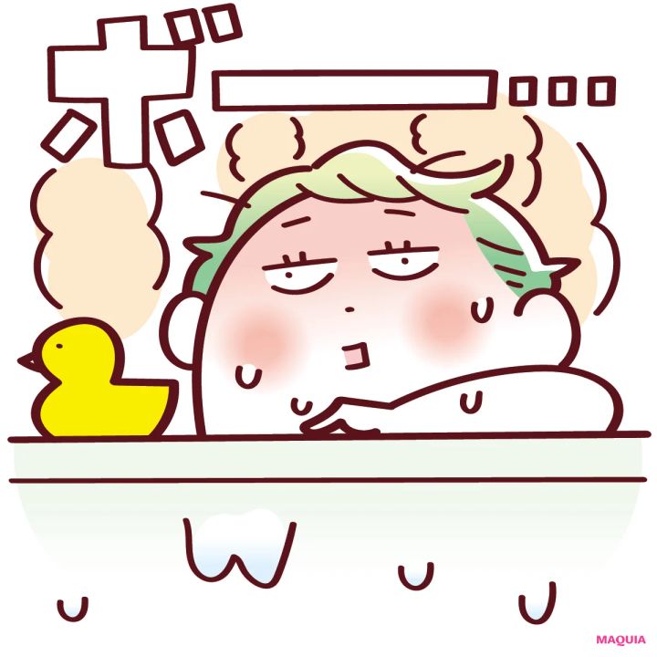 「慢性的ゆらぎ肌」タイプの注意点 熱めのお風呂につかるのが好き