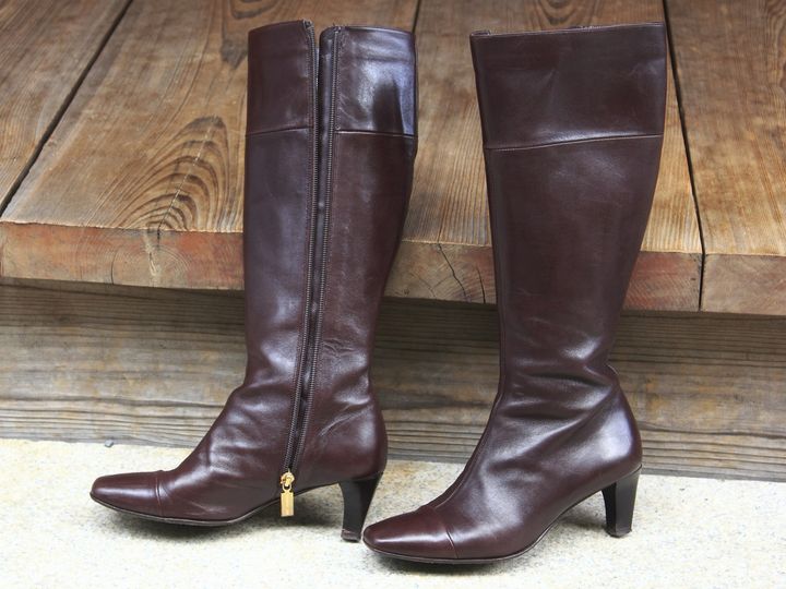 脱いだ後の状態でブーツは型崩れしてしまう