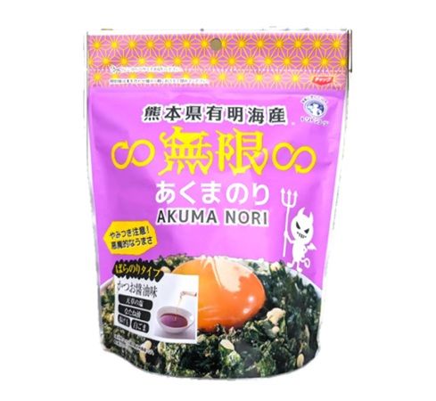 「瀬戸内海産∞無限∞やみつきのり のどぐろだし塩味」発売中。無限に食べられるほど飽きない美味しさ