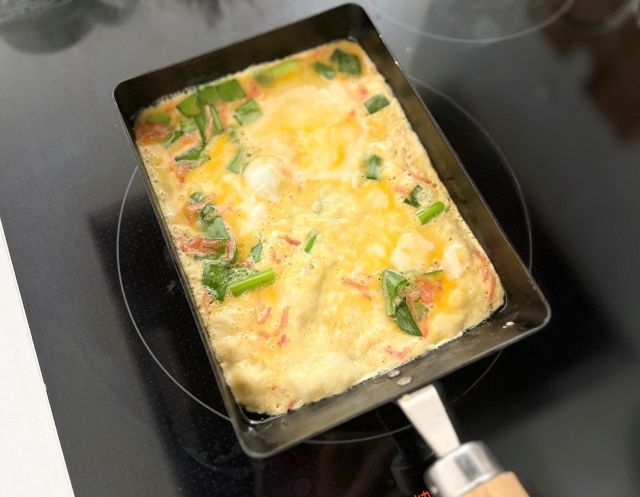 冷えケアの薬膳たまご焼き