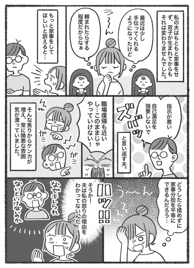 「指示が悪い！俺はやっている！」妻から見たら家事してくれない！そんな理系夫を納得させた方法は！？