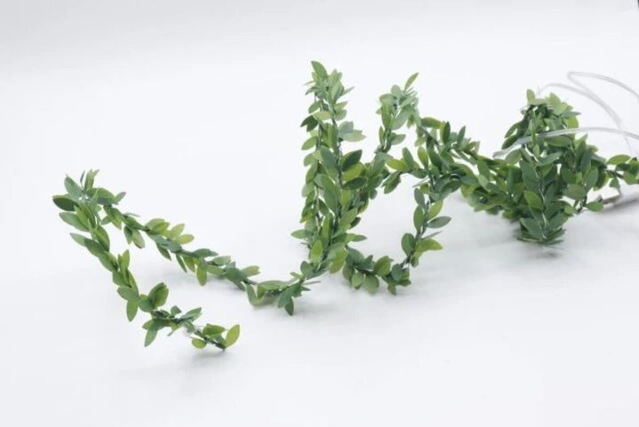 ダイソー ガーランドライト（20LED、グリーン、USBタイプ）