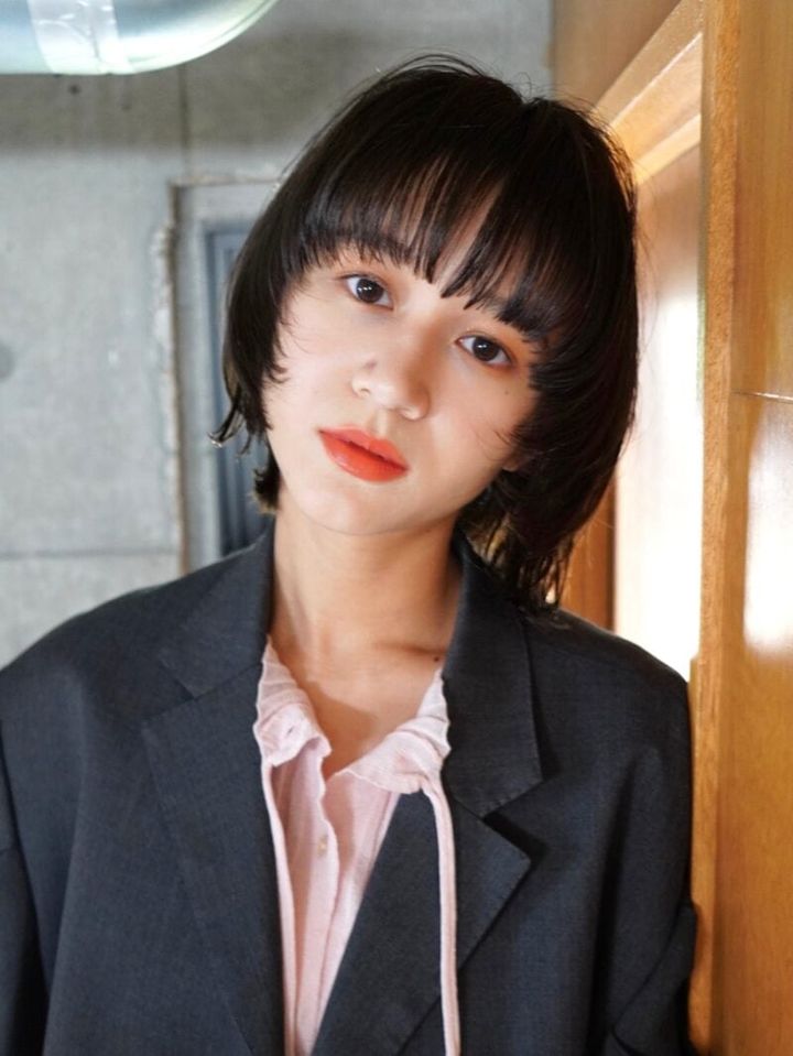 30代ヘアスタイル、マッシュウルフ、SOIE omotesando