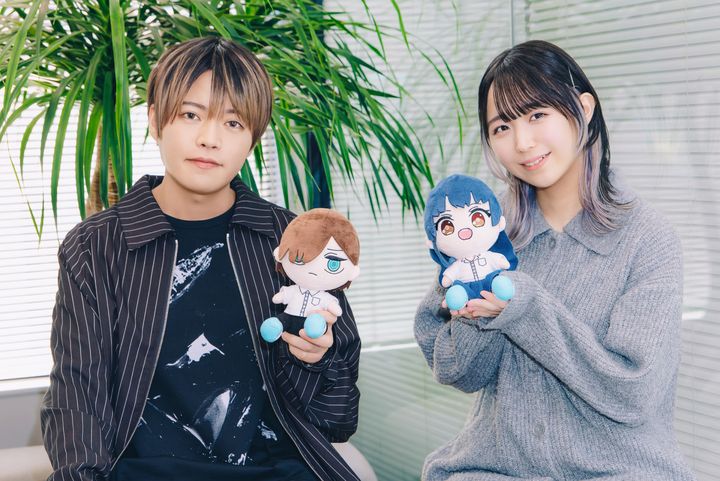 劇場版『僕の心のヤバイやつ』インタビューより（左から）堀江瞬、羊宮妃那 クランクイン！ 写真：吉野庫之介 width=