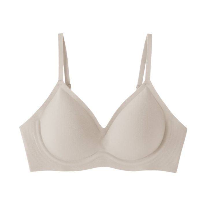 ノンワイヤー 体にあわせて支えるブラジャー（サンドベージュ）￥2,990