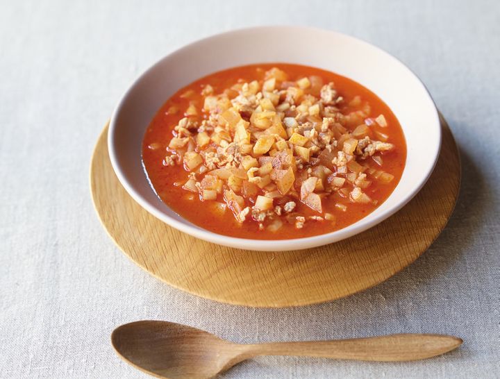 【食べるミネストローネ】栄養たっぷり、咀嚼も多めで高満足度