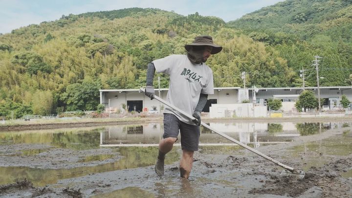 ご飯のお供専門家長船クニヒコさんのお米づくりは、畑を耕すところから
