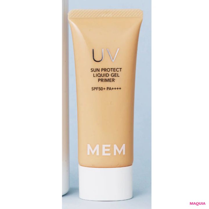 ゆらぎ肌に悩む30代におすすめのスキンケアコスメ 日常ケア MEM サン プロテクト リクイッド ジェル プライマー