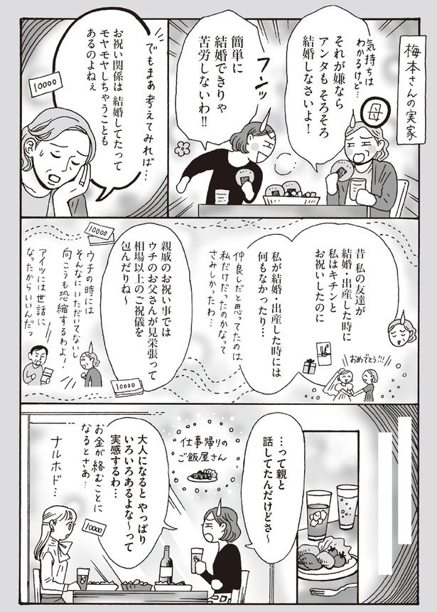 それが嫌ならアンタもそろそろ結婚しなさいよ （C）獅子／KADOKAWA