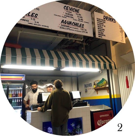 2.NYのタコススタンド。旅行するとタコスを食べることが多いそう。