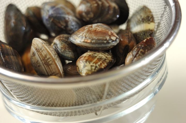 アサリ汁の下準備1