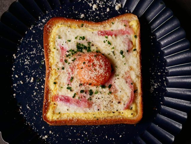 カルボナーラ風トースト