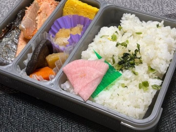 ダイソー 抗菌薄型お弁当箱（600mL） 使用例