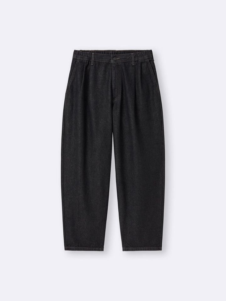 2026gu大人女性おすすめ春デニムキャロットパンツ