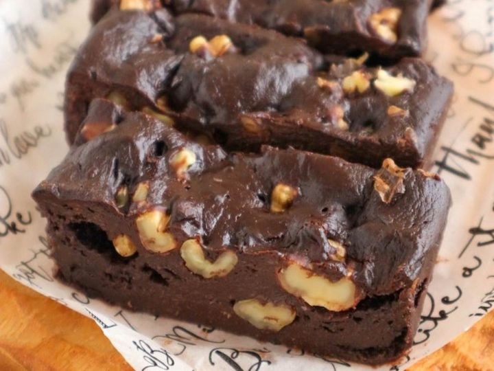 バナナと米粉のもっちりブラウニー