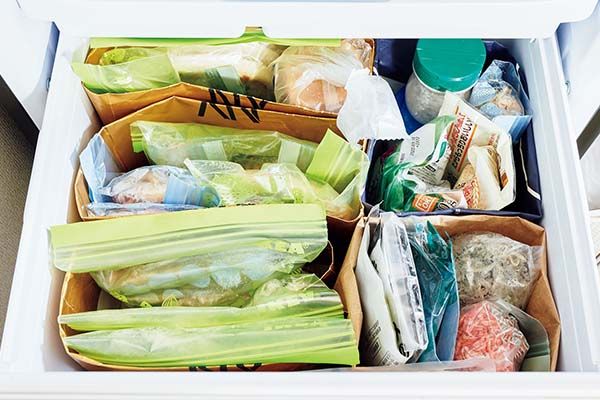 物を溜めない冷凍室の使い方