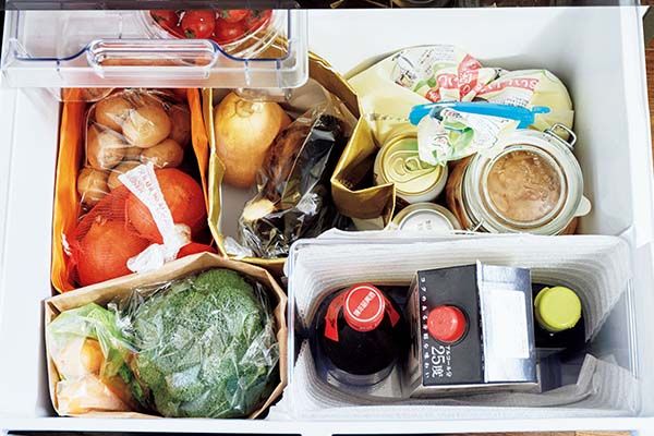 物を溜めない野菜室の使い方