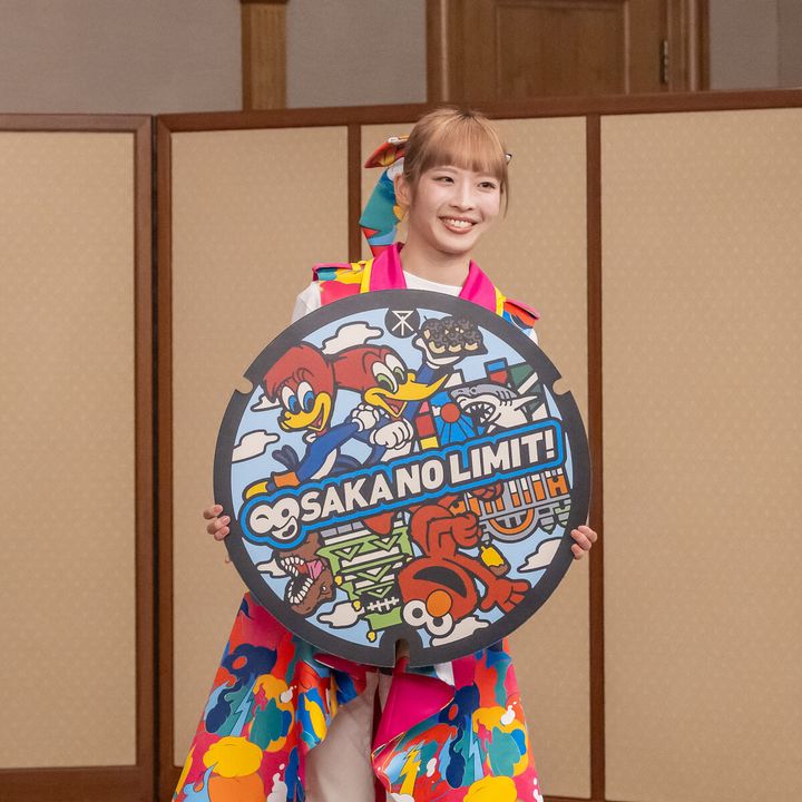 ユニバーサル・スタジオ・ジャパン＆大阪市「包括連携協定 締結式」レポート マンホール