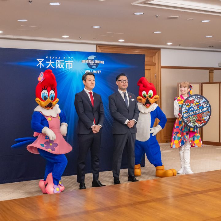 ユニバーサル・スタジオ・ジャパン＆大阪市「包括連携協定 締結式」レポート マンホール2