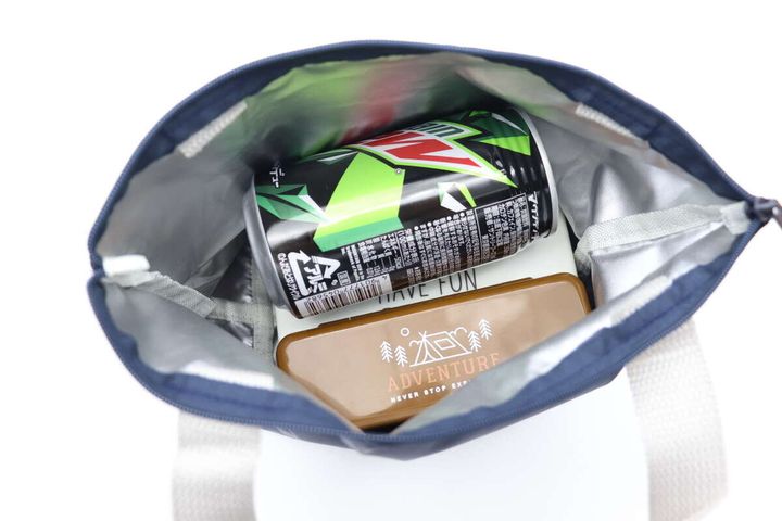 洗えるランチトートバッグ 収納力