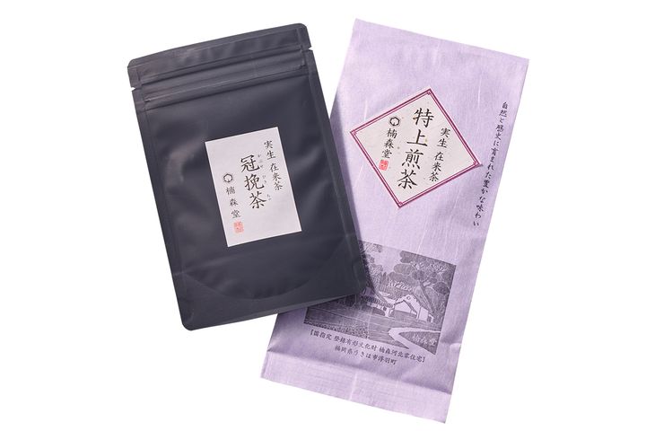 〈楠森堂〉の茶葉