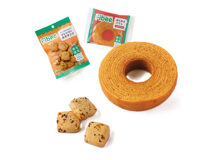 Fibee「ほろあまバウム」「ひとくちビスキュイ」
