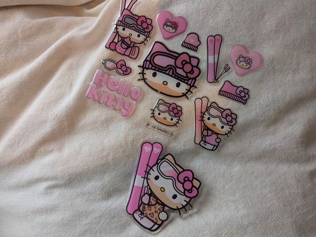 増刊のシール全体を並べた状態