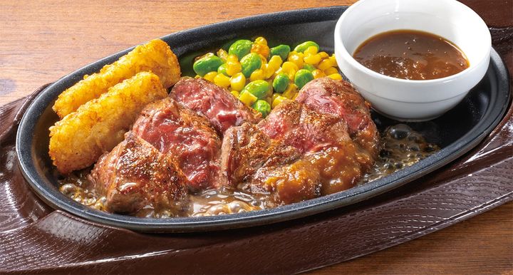 「赤身ビーフステーキ 約100g」