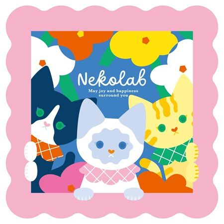 猫好きのためのブランド「NEKO LAB」から、色であそぶ春のクッキー缶が登場！