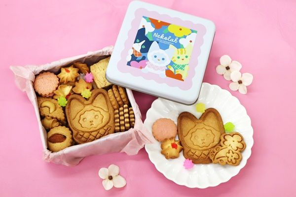 猫好きのためのブランド「NEKO LAB」から、色であそぶ春のクッキー缶が登場！