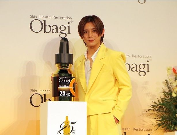 オバジの“25thスペシャルメッセンジャー”に就任した山田涼介さん
