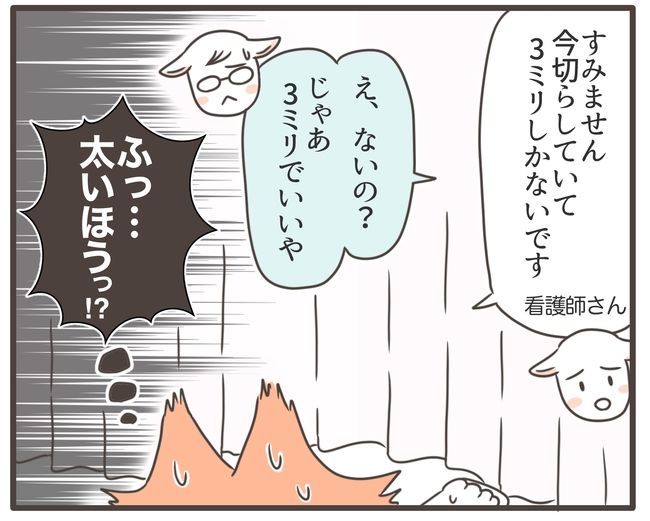 貧血放置で子宮筋腫手術／宮島もっちー