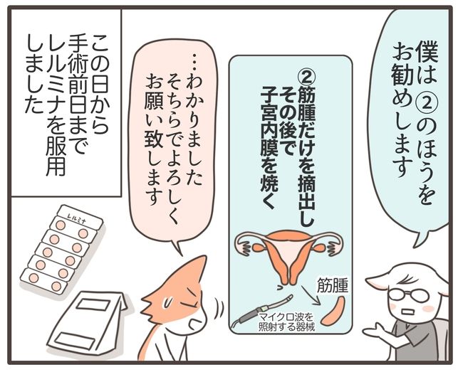 貧血放置で子宮筋腫手術／宮島もっちー