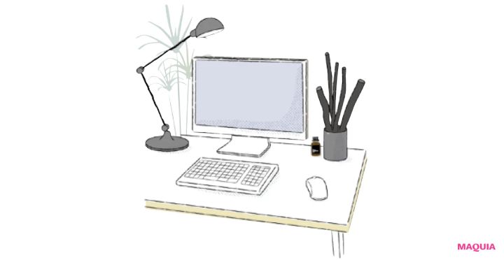 デジタルレジリエンスを上げる方法 備長炭のインテリアをデスクに置く