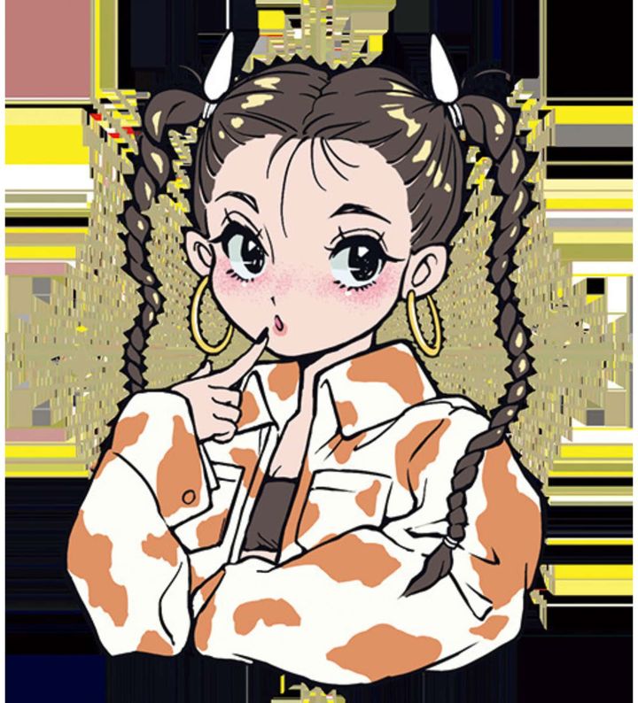 牡牛座の今月の運勢をイメージした、ぬくもりを感じるやさしい表情のイラスト