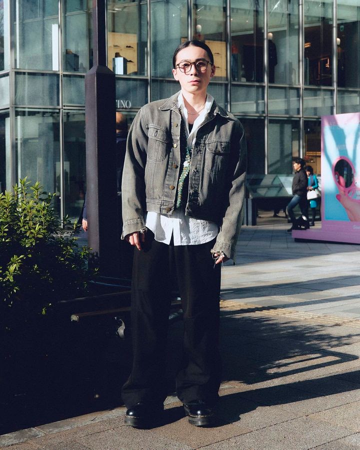 【スナップ】ラッパーが考える「綺麗系」は短丈デニムジャケットがカギ？