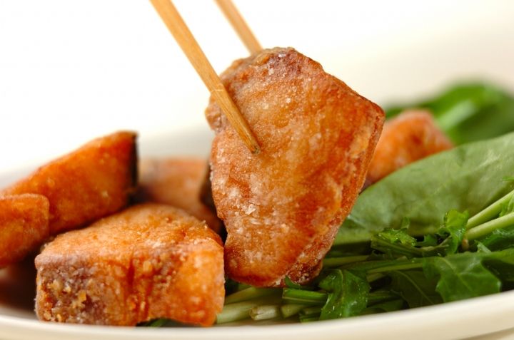 片栗粉と少ない油で簡単！ブリの竜田揚げ焼きの作り方2