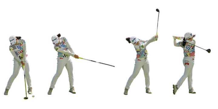 連続写真ですぐ上達！ 下半身の使い方をマスターすればFWがうまくなる！ 小祝さくら