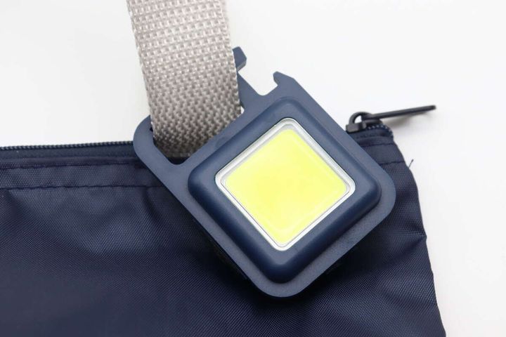 充電式COBライト ブルー カラビナ