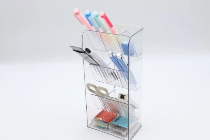 ダイソー 高さ調節できるペンスタンド 使用例 文房具