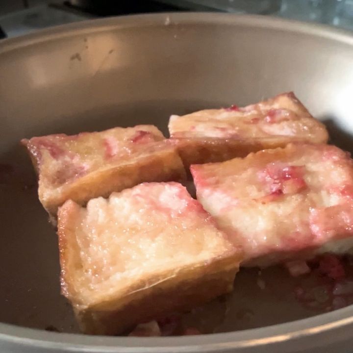 いちごミルクのフレンチトースト